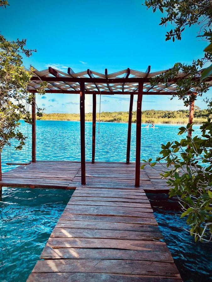 Hotel Y Beach Club Casa Mia Xulha -Bacalar Xul-Ha Buitenkant foto
